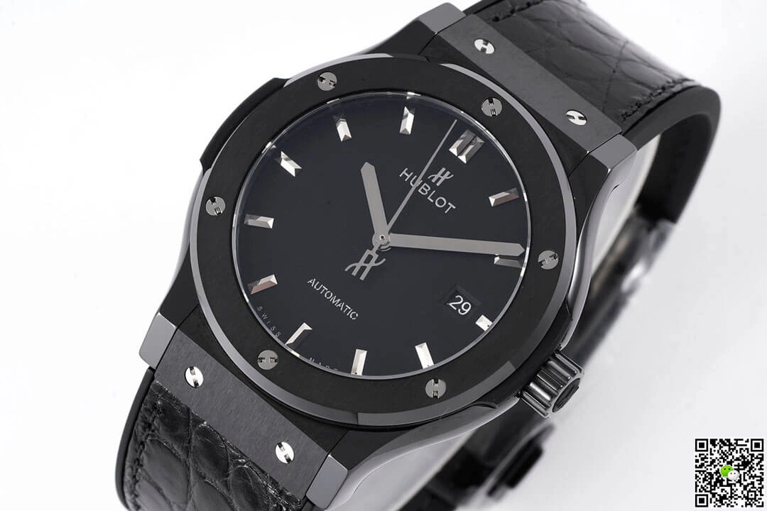 GSF Hublot Classic Fusion 542.CM.1171.RX GS Factory 1:1 Best Edition Replica Watch Black Leather Strap